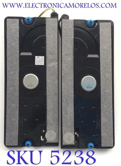 KIT DE BOCINAS (2PZS) SAMSUNG / NUMERO DE PARTE BN96-52716B / 6Ω  10W / PC+ABS,V-1 / NH-1017D / E115797 / B111C12BJ11 / BN9652716B / 52716B / NUMERO DE PANEL CY-QA055FHHV1H / MODELO QN55LS03ADFXZA